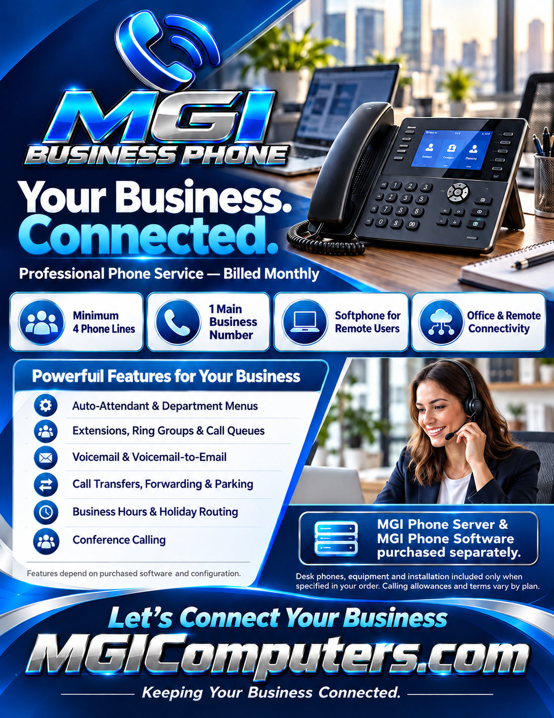 Professional phone service flyer-1