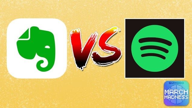 The Greatest App of All Time Day 12: Evernote vs. Spotify