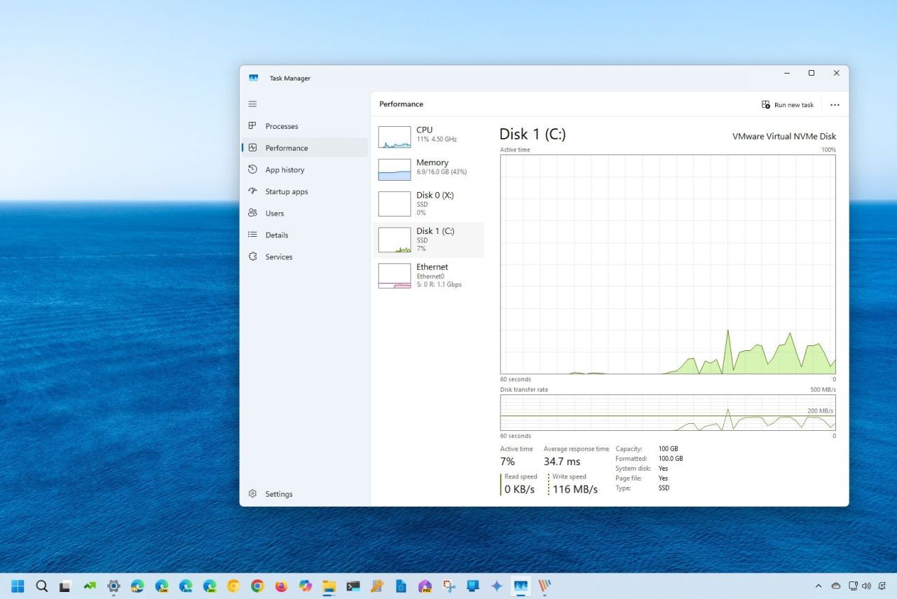 How to monitor drive activity on Windows 11