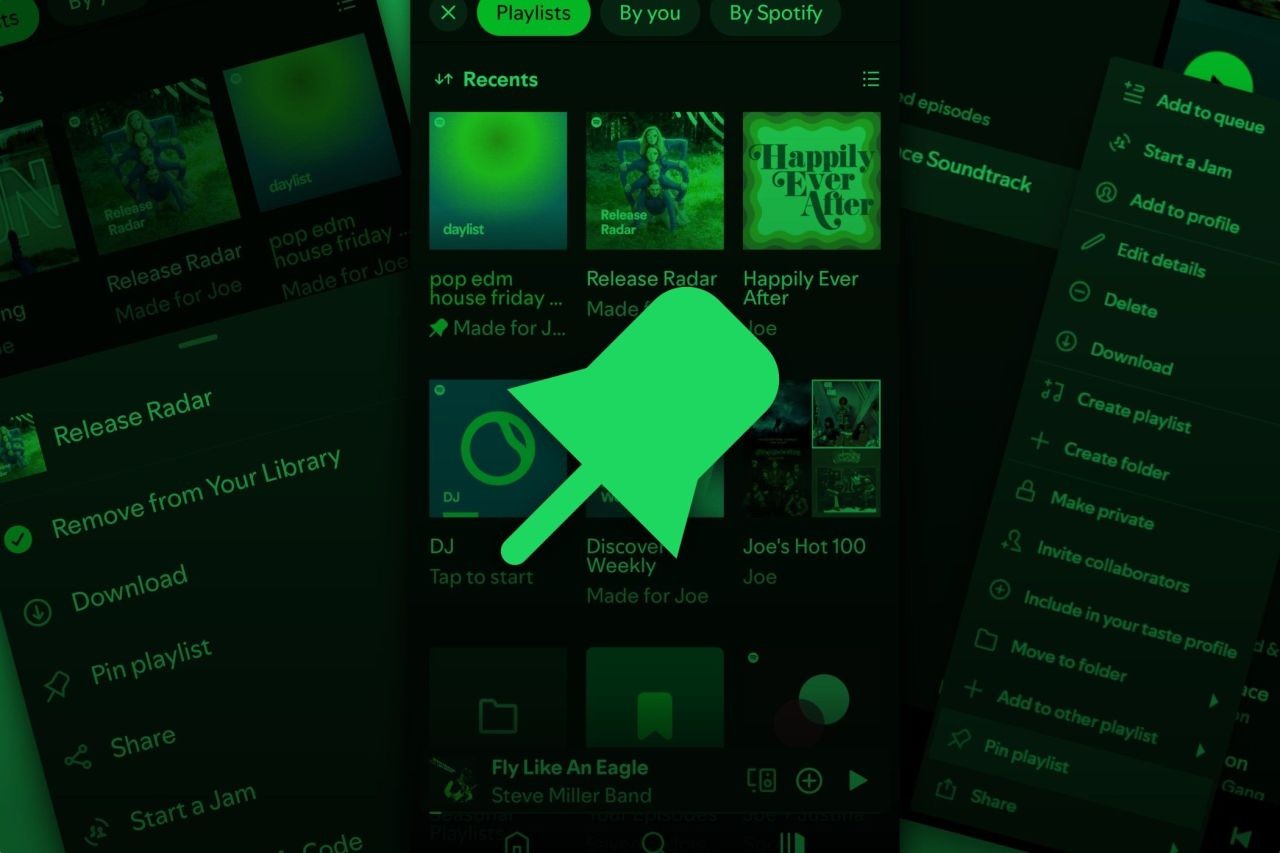 Quick Tip: You Can Pin Spotify Playlists (And More)