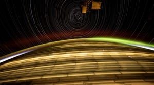 NASA Astronaut Snaps Stunning Star Trails Image From ISS