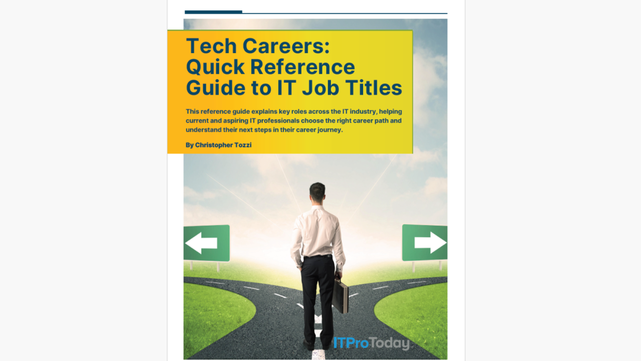 Tech Careers: Quick Reference Guide to IT Job Titles